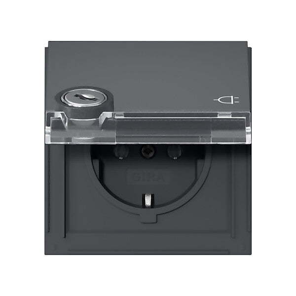 Gira Steckdose KD TX-44 Anth Schloss gleich 456967